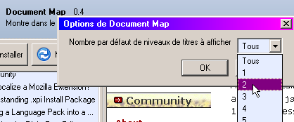 Les options de l’extension - 11.7 ko Les options de l’extension - 11.7 ko